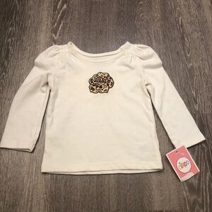 CIRCO‎ Girls Leopard Flower Shirt Size 12M